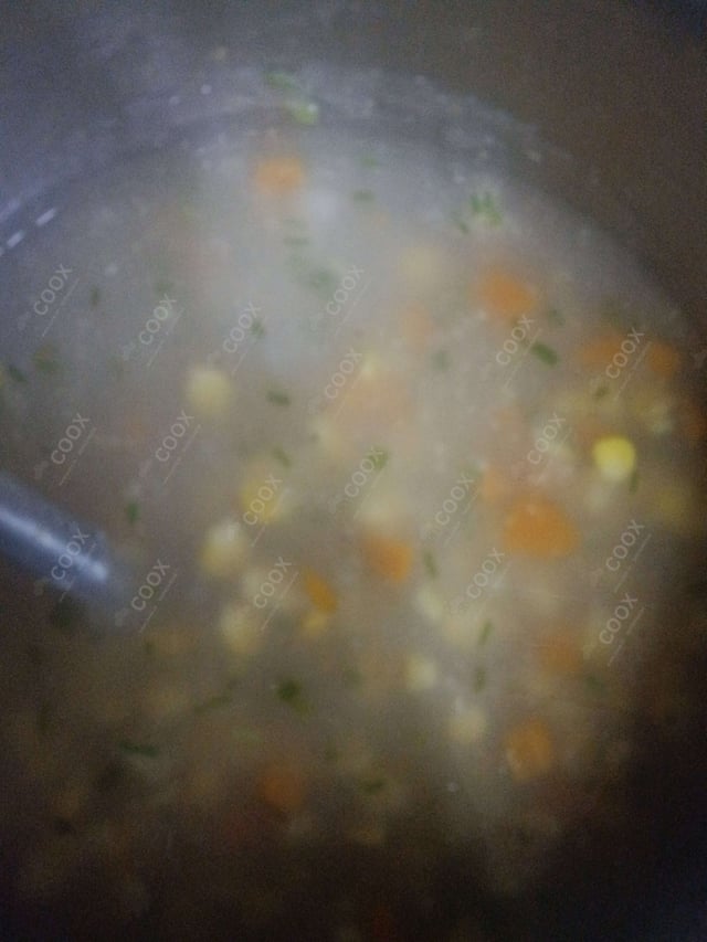Tasty Sweet Corn Soup cooked by COOX chefs cooks during occasions parties events at home