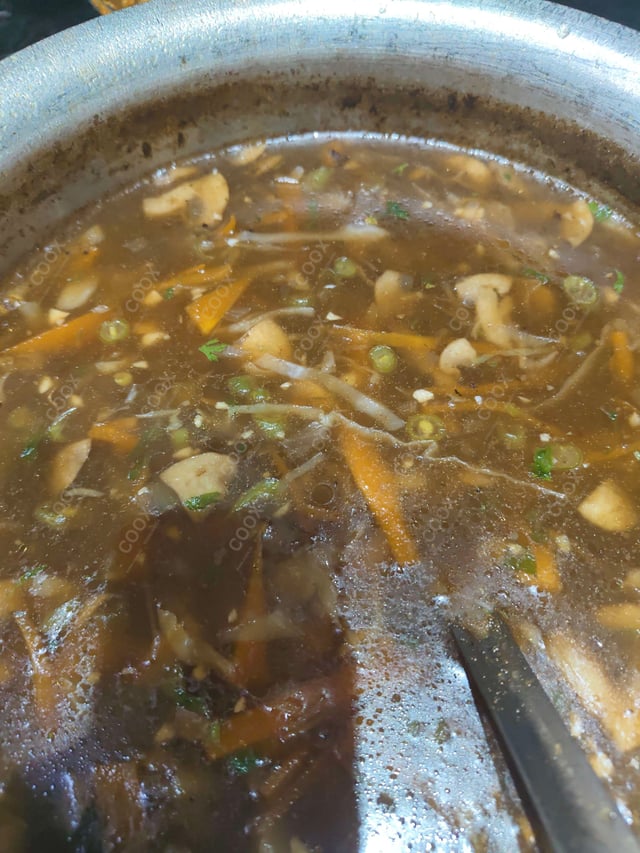 Tasty Hot & Sour Soup cooked by COOX chefs cooks during occasions parties events at home