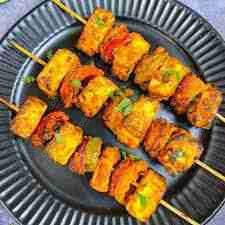 Tasty Paneer Shashlik cooked by COOX chefs cooks during occasions parties events at home