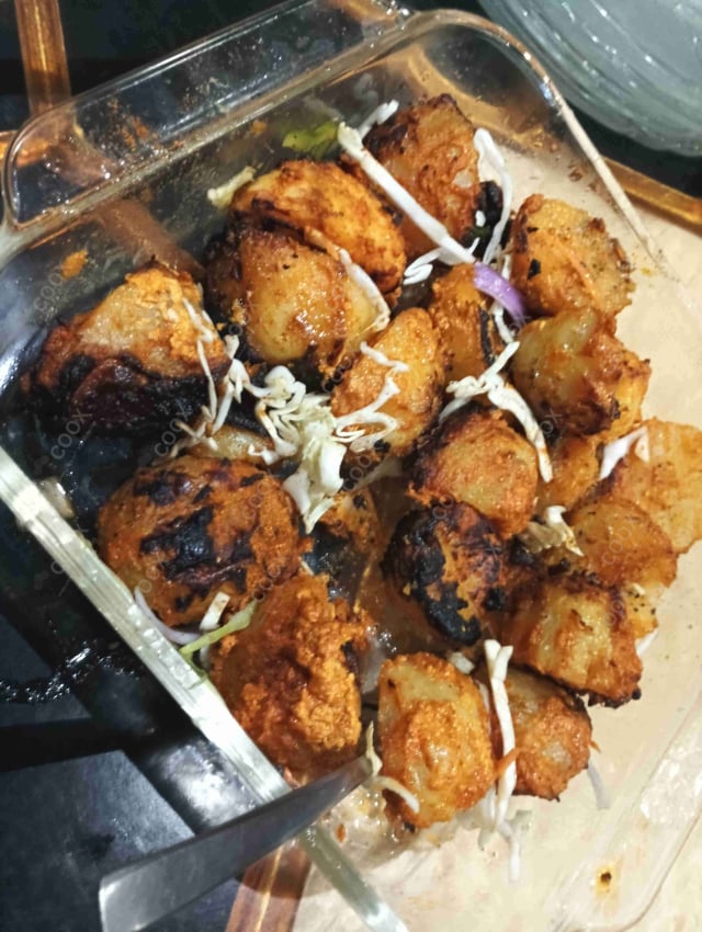 Tasty Tandoori Aloo cooked by COOX chefs cooks during occasions parties events at home