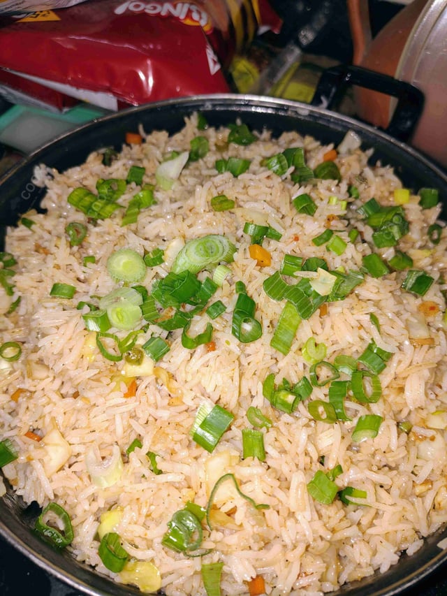 Tasty Burnt Garlic Rice cooked by COOX chefs cooks during occasions parties events at home
