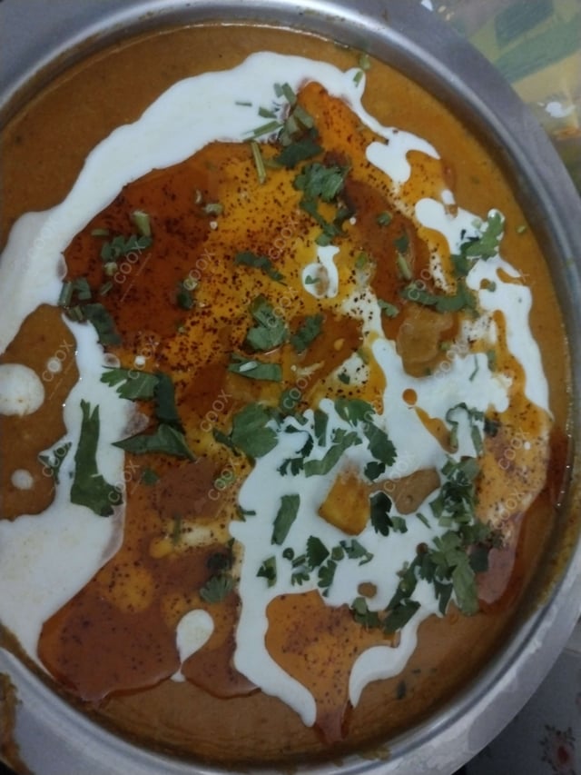 Delicious Paneer Lababdar prepared by COOX