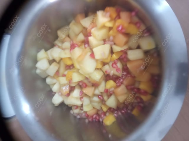 Tasty Fruit Chaat cooked by COOX chefs cooks during occasions parties events at home