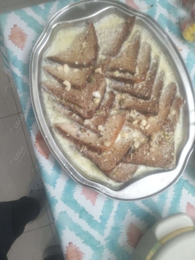 Delicious Shahi Tukda prepared by COOX