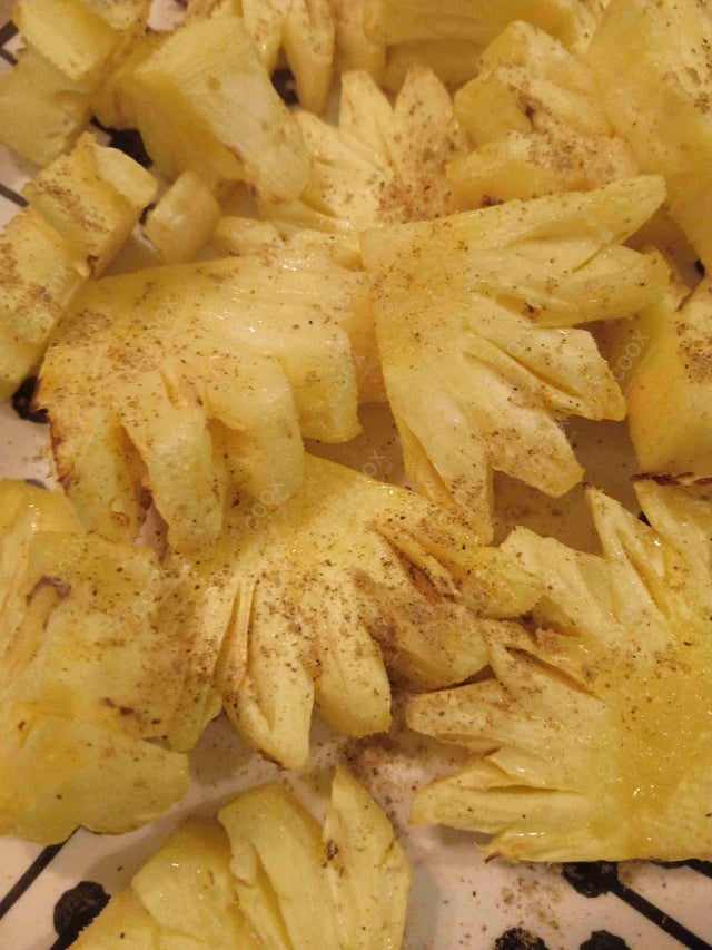 Tasty Tandoori Pineapple cooked by COOX chefs cooks during occasions parties events at home