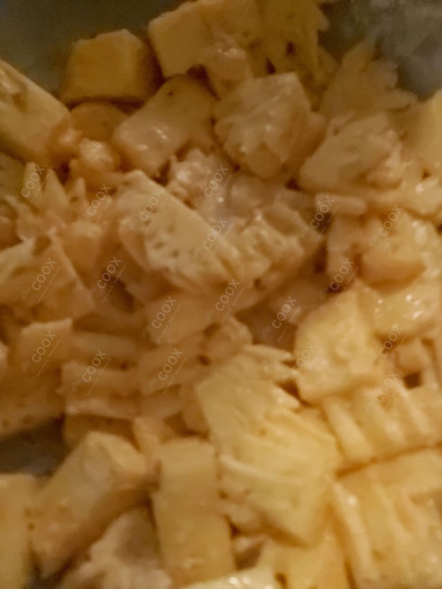 Tasty Tandoori Pineapple cooked by COOX chefs cooks during occasions parties events at home