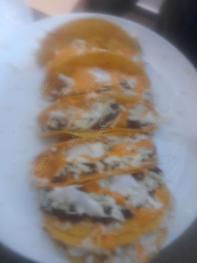 Tasty Veg Taco cooked by COOX chefs cooks during occasions parties events at home