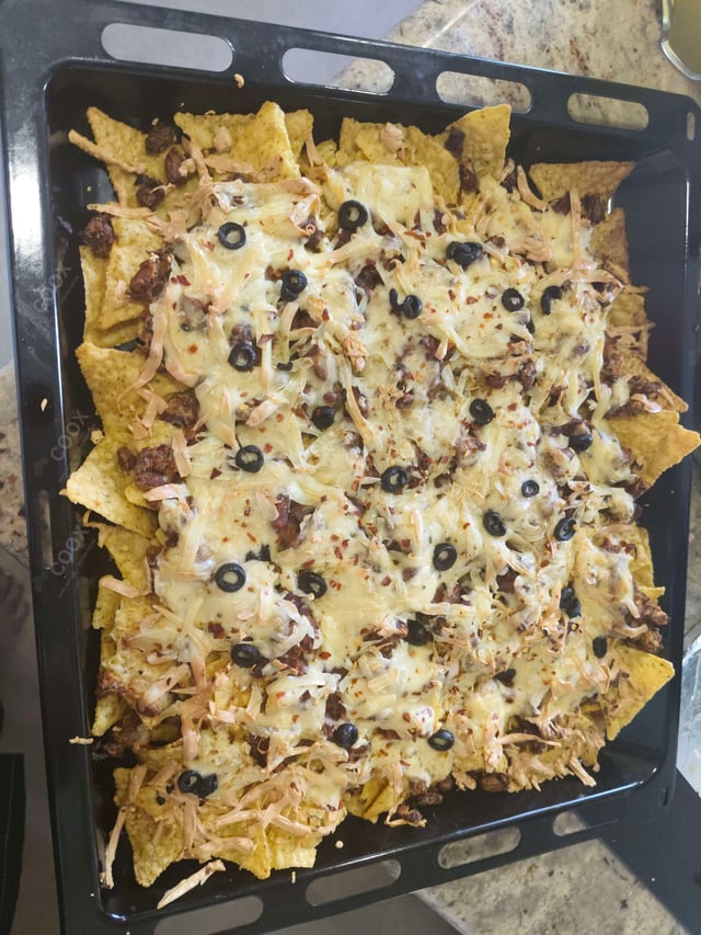 Tasty Cheese Nachos cooked by COOX chefs cooks during occasions parties events at home