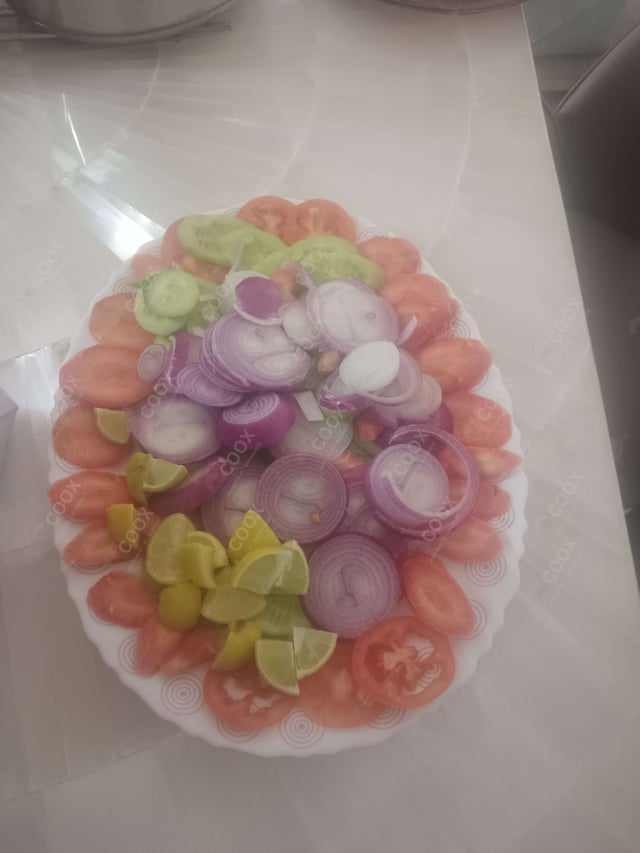 Delicious Salad, Papad prepared by COOX