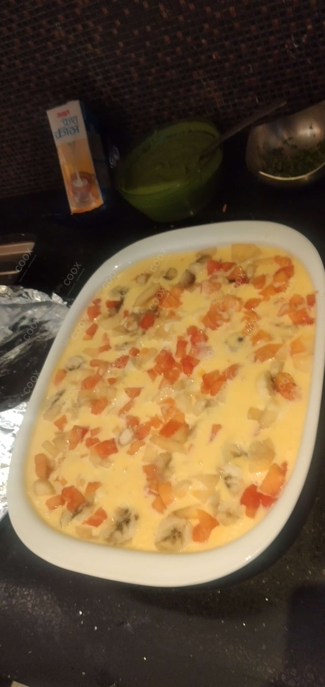 Tasty Fruit Cream cooked by COOX chefs cooks during occasions parties events at home