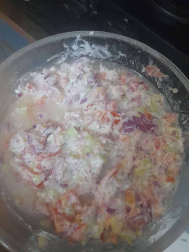 Delicious Mix Veg Raita prepared by COOX