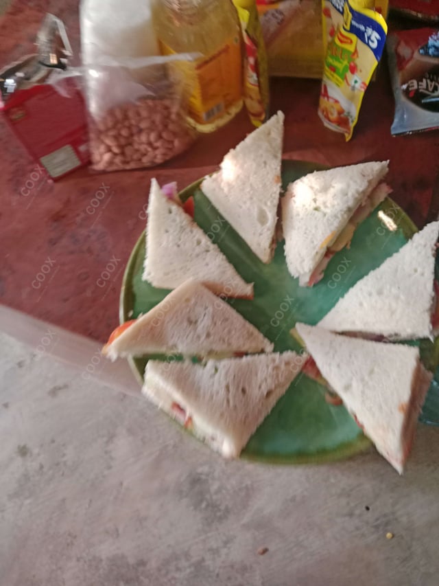 Tasty Veg Grilled Sandwiches cooked by COOX chefs cooks during occasions parties events at home