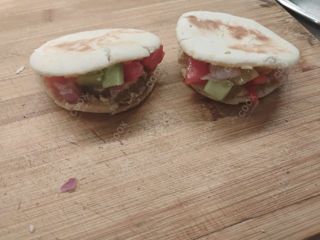 Delicious Falafel Pockets prepared by COOX