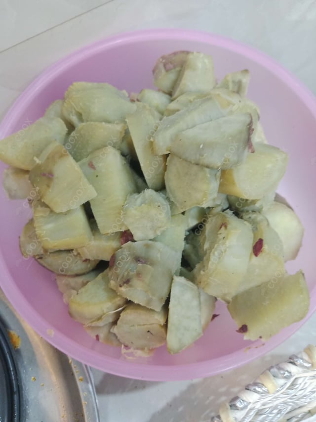 Tasty Shakarkandi Chaat cooked by COOX chefs cooks during occasions parties events at home