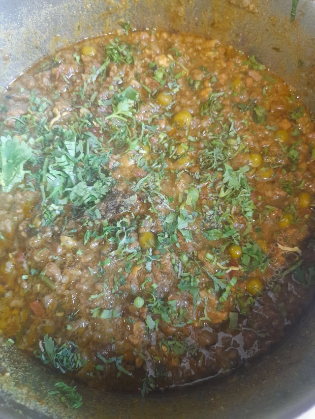 Tasty Mutton Keema cooked by COOX chefs cooks during occasions parties events at home