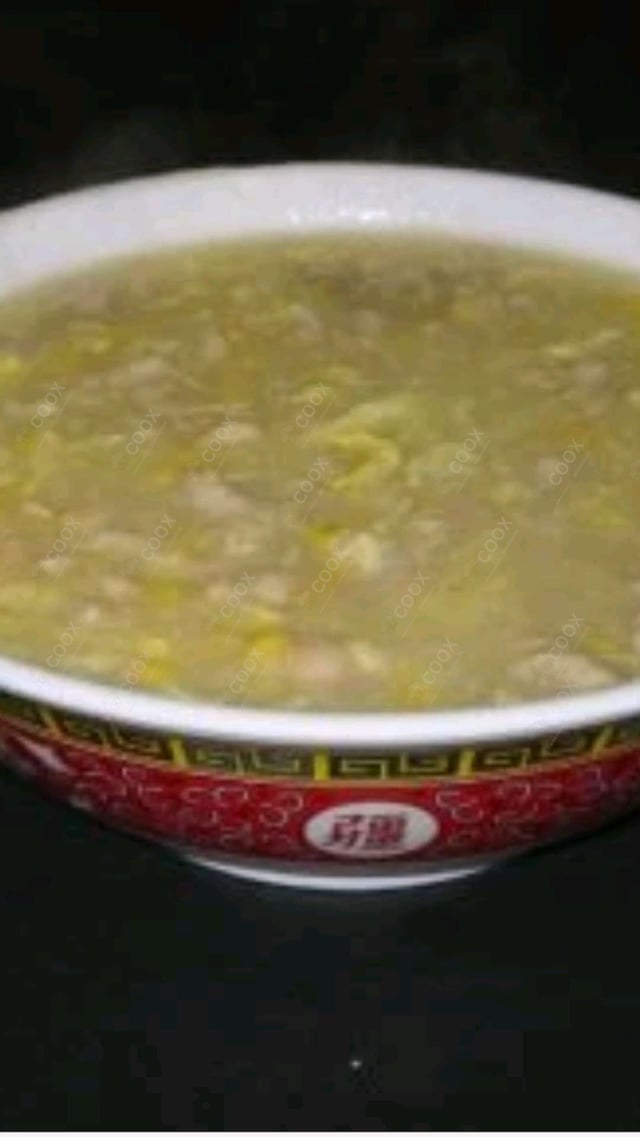 Tasty Chicken Sweet Corn Soup cooked by COOX chefs cooks during occasions parties events at home