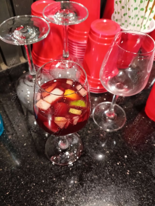 Delicious Red Wine Sangria  prepared by COOX