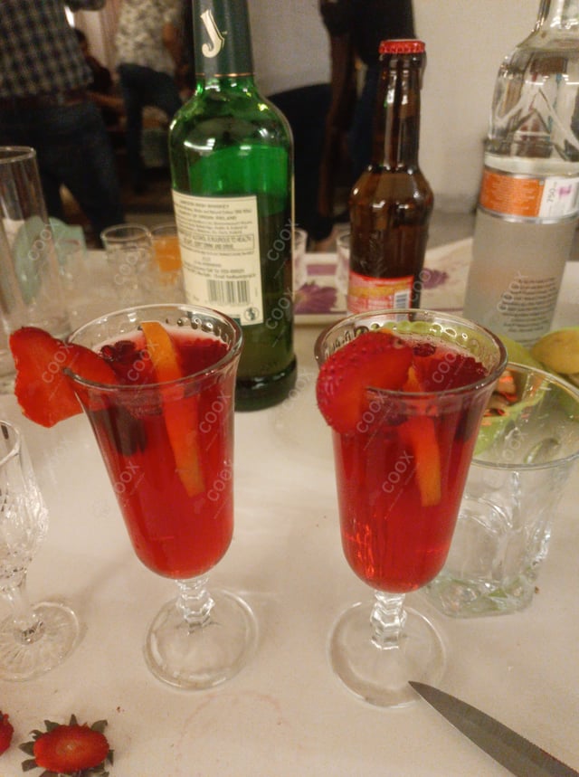 Delicious Strawberry Crush prepared by COOX