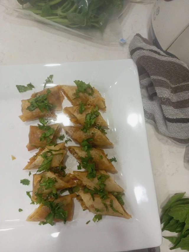 Delicious Veg Spring Rolls prepared by COOX