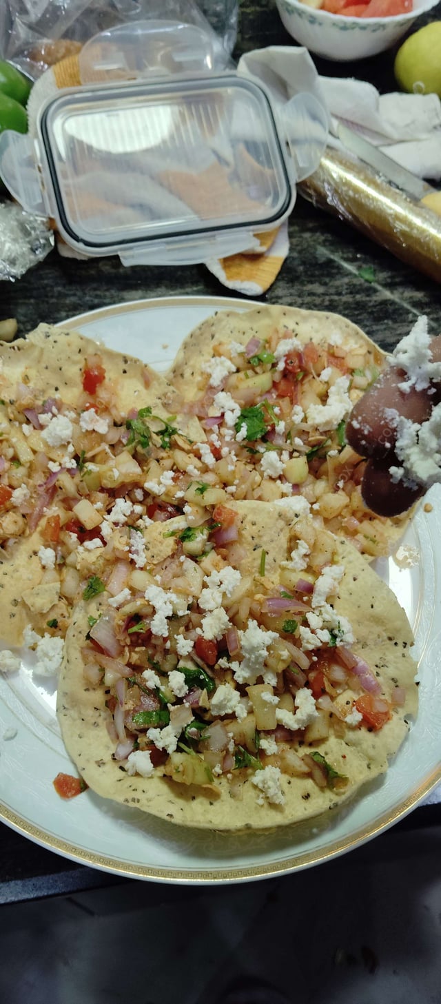 Tasty Masala Papad cooked by COOX chefs cooks during occasions parties events at home