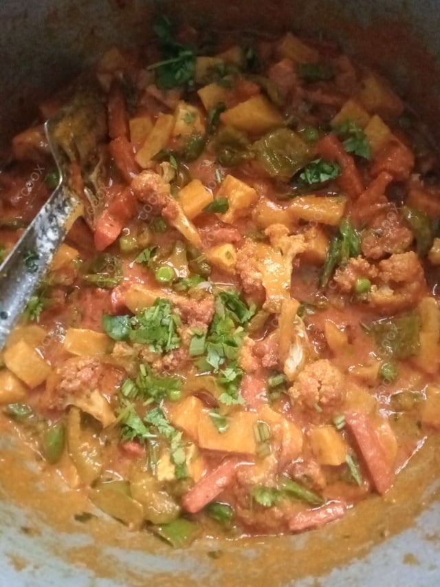 Delicious Mix Veg prepared by COOX