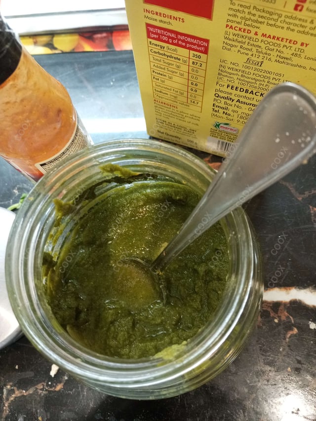 Delicious Green Chutney prepared by COOX