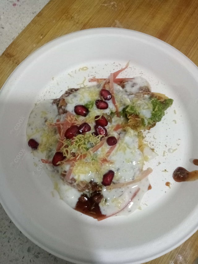 Delicious Aloo Tikki Chaat prepared by COOX