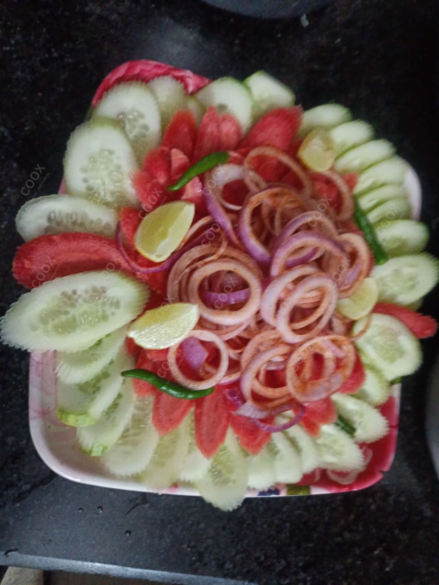 Delicious Salad, Papad prepared by COOX