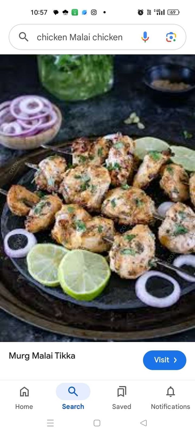Delicious Murgh Malai Tikka prepared by COOX