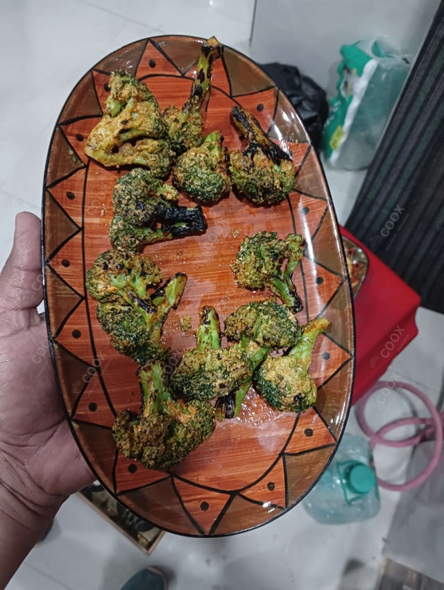 Tasty Tandoori Broccoli cooked by COOX chefs cooks during occasions parties events at home