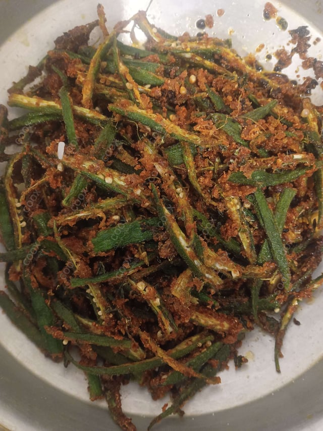 Delicious Kurkuri Bhindi prepared by COOX