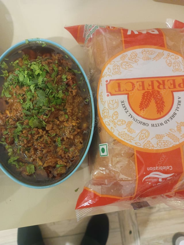 Tasty Keema Pav cooked by COOX chefs cooks during occasions parties events at home