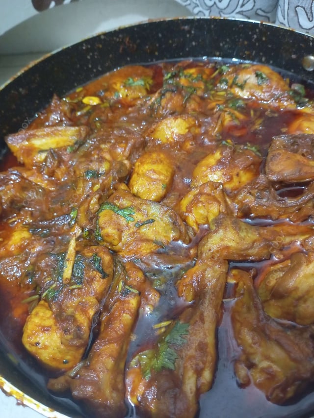 Delicious Kadhai Chicken prepared by COOX