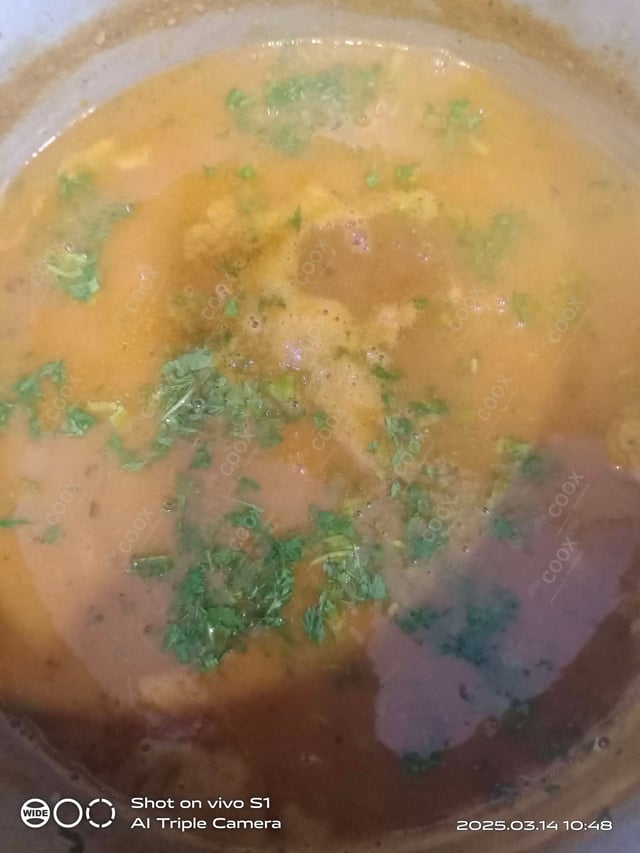 Delicious Matar Kulcha prepared by COOX