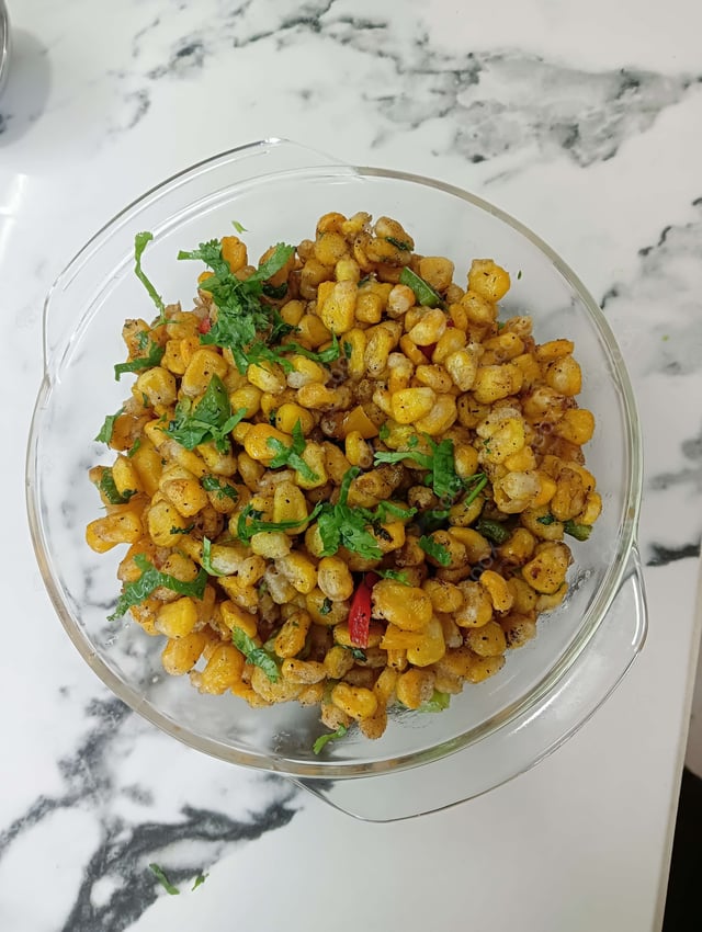 Delicious Corn Chaat prepared by COOX