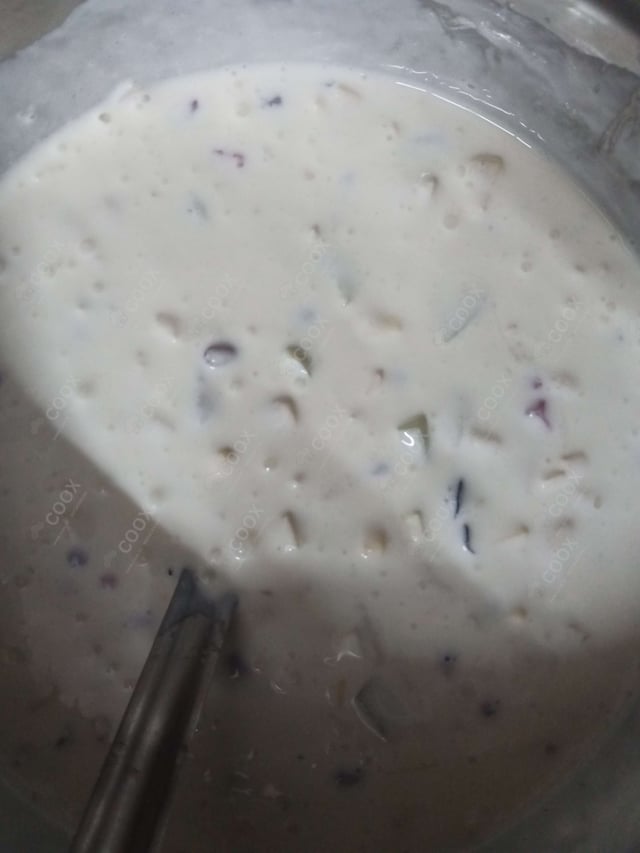 Delicious Fruit Cream prepared by COOX