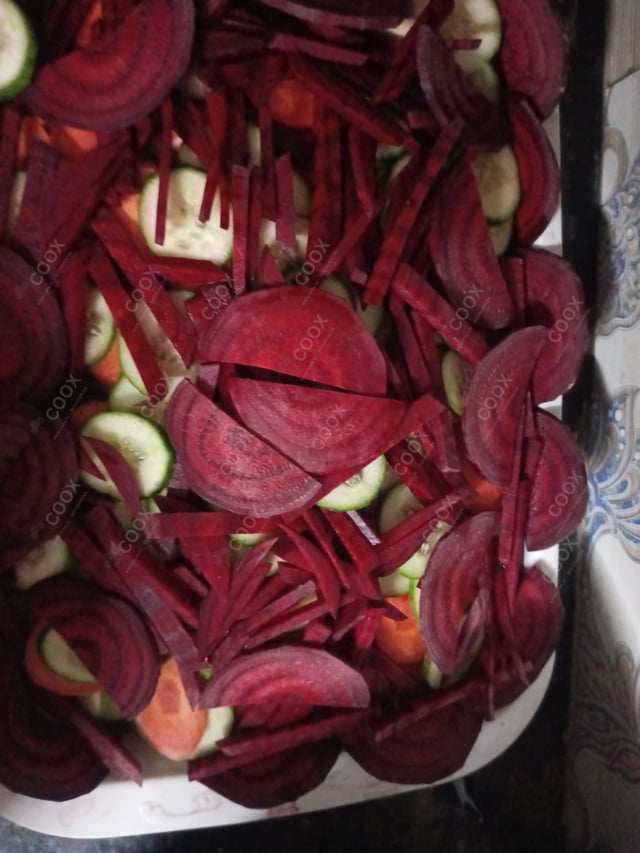 Delicious Salad, Papad prepared by COOX