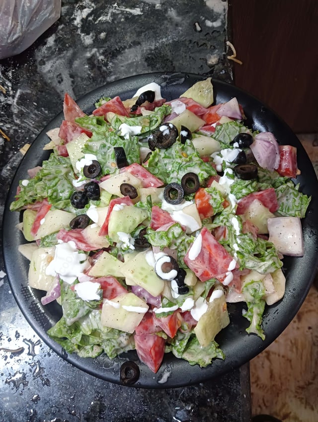 Tasty Garden Fresh Salad cooked by COOX chefs cooks during occasions parties events at home