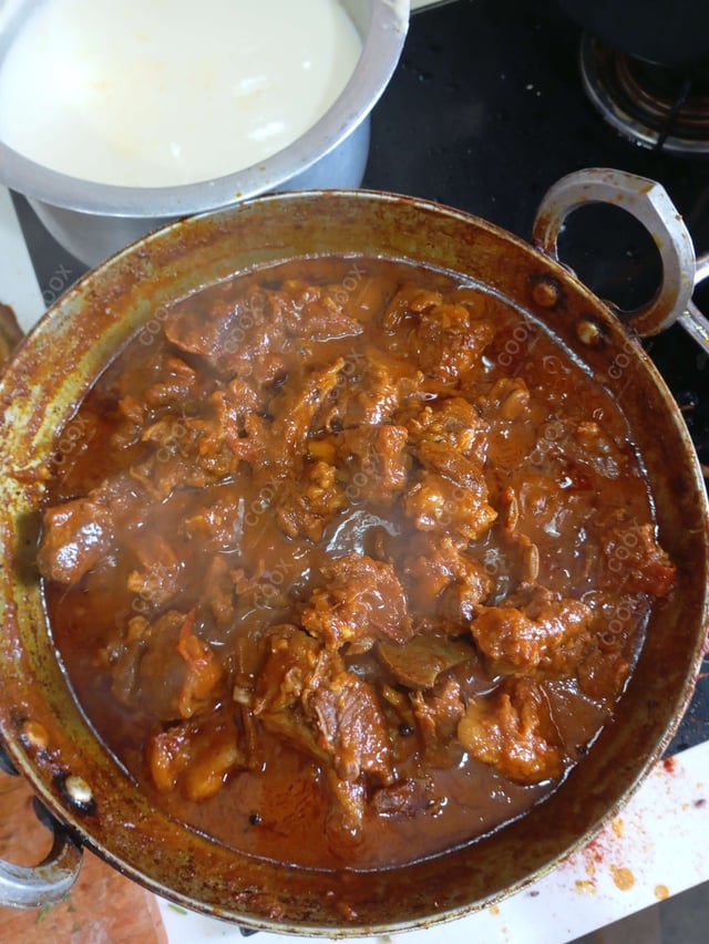 Tasty Rara Mutton cooked by COOX chefs cooks during occasions parties events at home