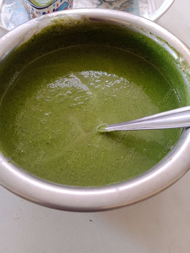 Delicious Green Chutney prepared by COOX