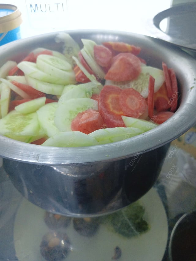 Delicious Salad, Papad prepared by COOX