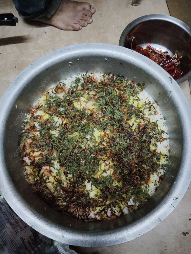 Delicious Veg Biryani prepared by COOX