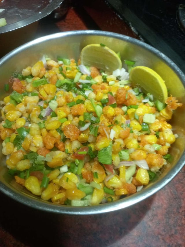 Delicious Corn Chaat prepared by COOX