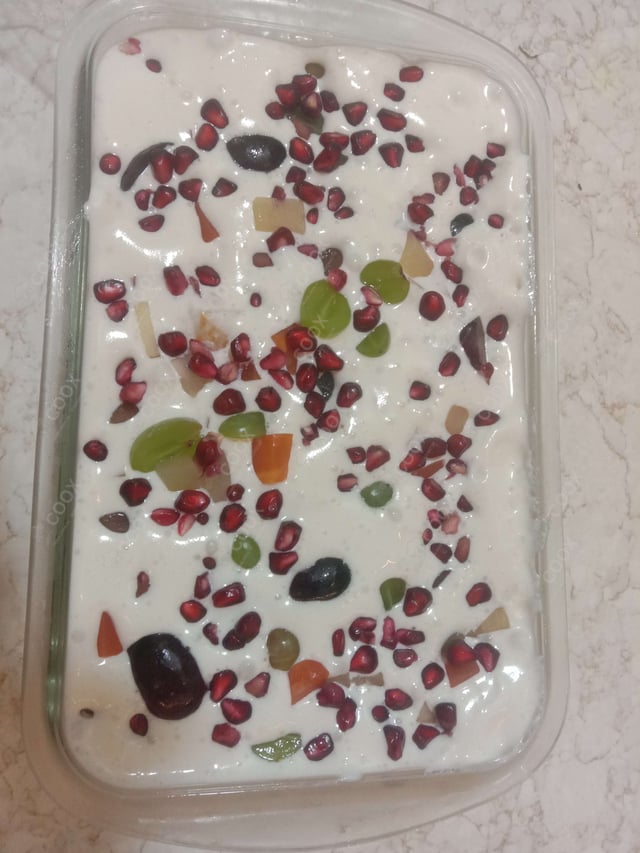 Delicious Fruit Cream prepared by COOX