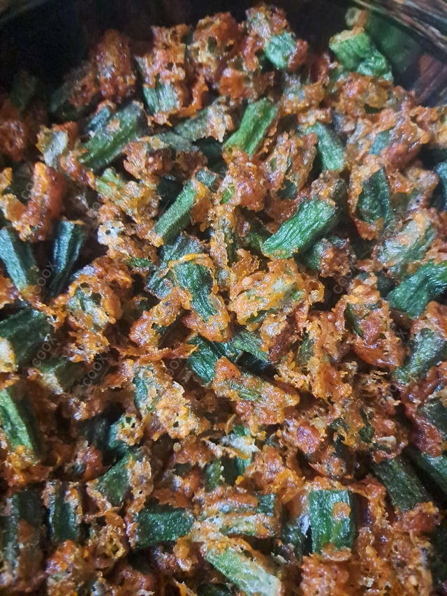 Delicious Kurkuri Bhindi prepared by COOX