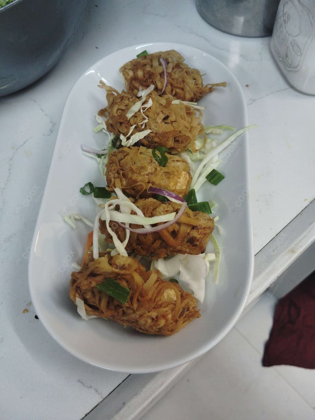 Delicious Threaded Paneer  prepared by COOX