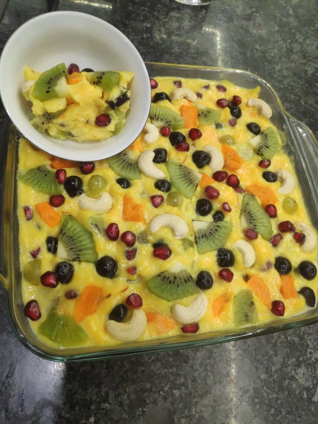 Delicious Fruit Custard prepared by COOX