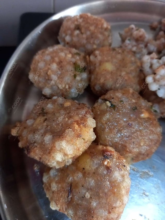 Tasty Sabudana Tikki cooked by COOX chefs cooks during occasions parties events at home