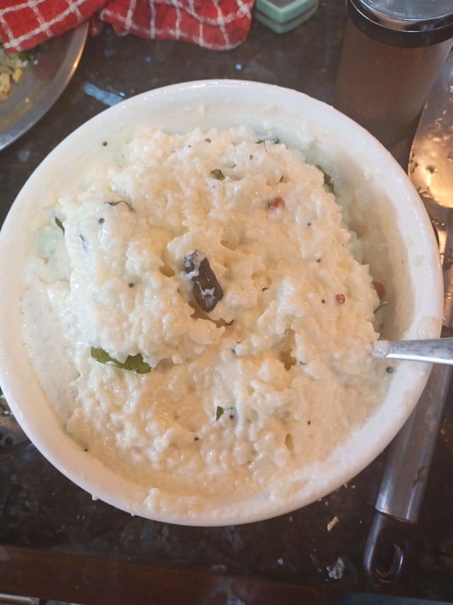 Delicious Curd Rice prepared by COOX