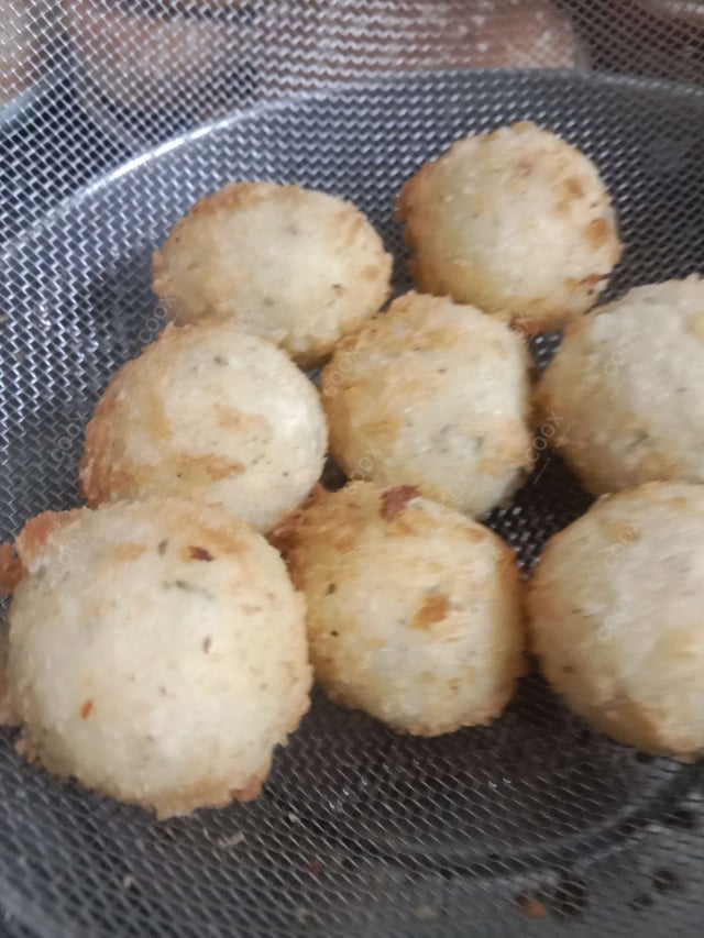 Delicious Fried Cheese Balls prepared by COOX